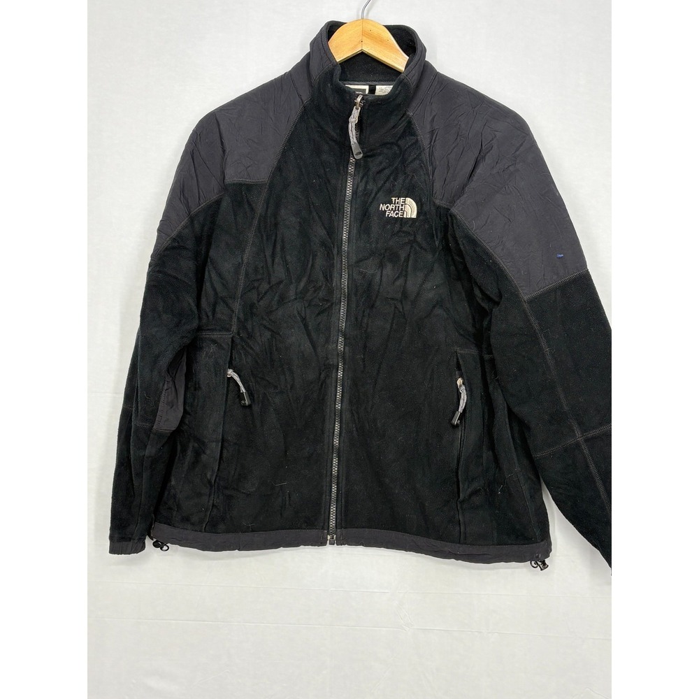 The North Face Full Zip Jacket Womens Black Gore Windstopper Fleece‎ Outdoor M